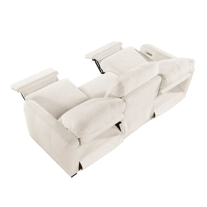 Vera - Power Double Reclining Sofa with USB Charging Ports