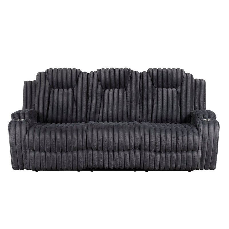 Phyllis - Double Reclining Sofa with Cup Holders