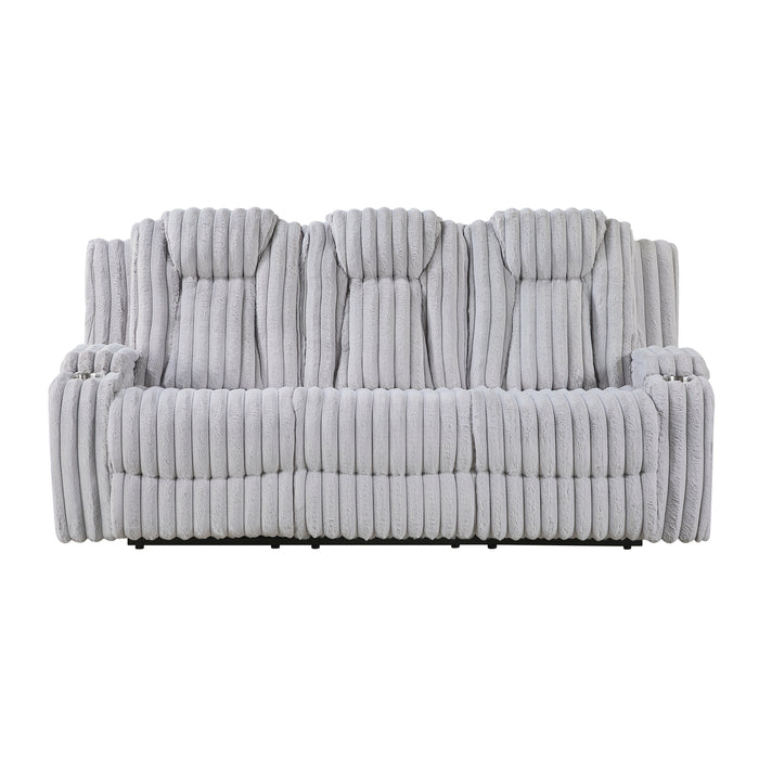 Phyllis - Double Reclining Sofa with Cup Holders