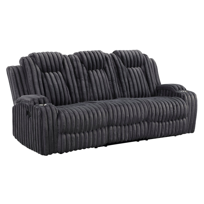 Phyllis - Double Reclining Sofa with Cup Holders
