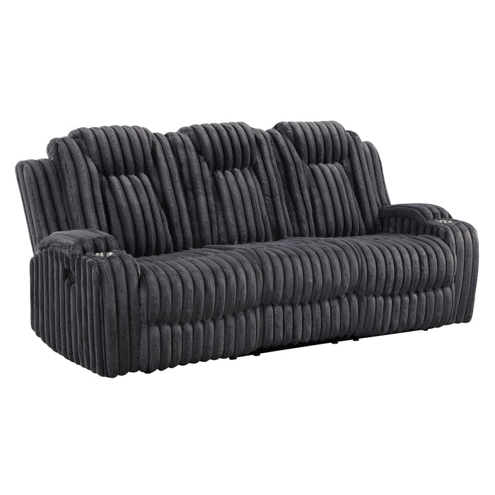 Phyllis - Double Reclining Sofa with Cup Holders
