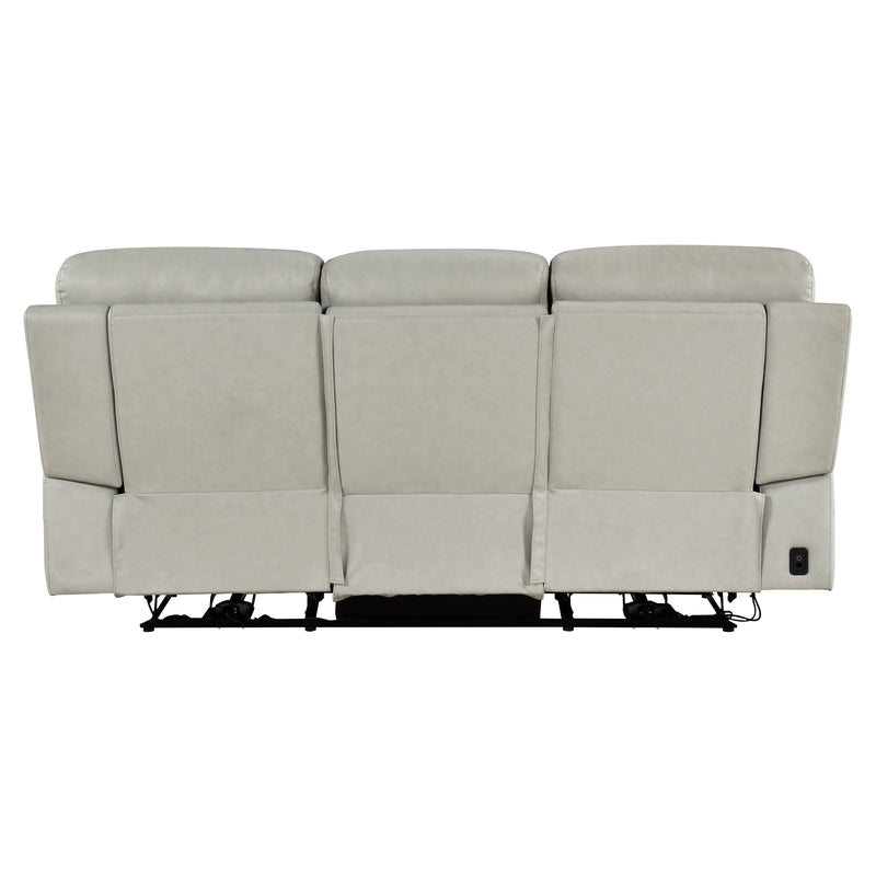 - Power Double Reclining Sofa with Power Headrest