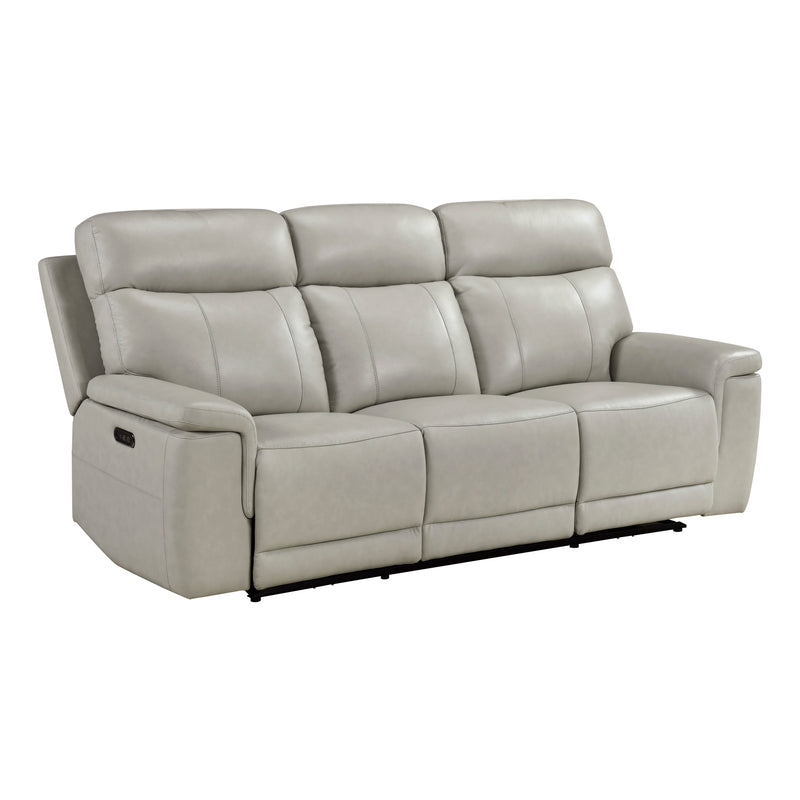 - Power Double Reclining Sofa with Power Headrest
