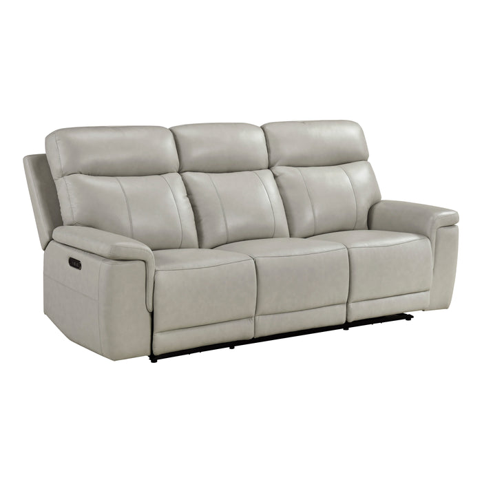 - Power Double Reclining Sofa with Power Headrest