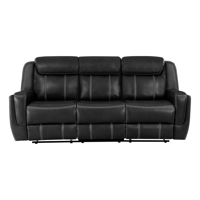 Littleton - Double Reclining Sofa with Center Drop-Down Cup Holders,Storage Pouch, Receptacles and USB Ports