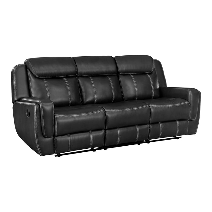Littleton - Double Reclining Sofa with Center Drop-Down Cup Holders,Storage Pouch, Receptacles and USB Ports