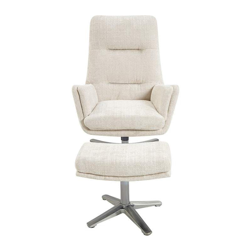 Parker - Swivel Chair with Ottoman
