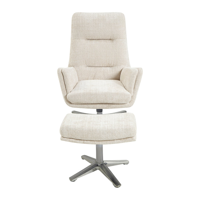 Parker - Swivel Chair with Ottoman