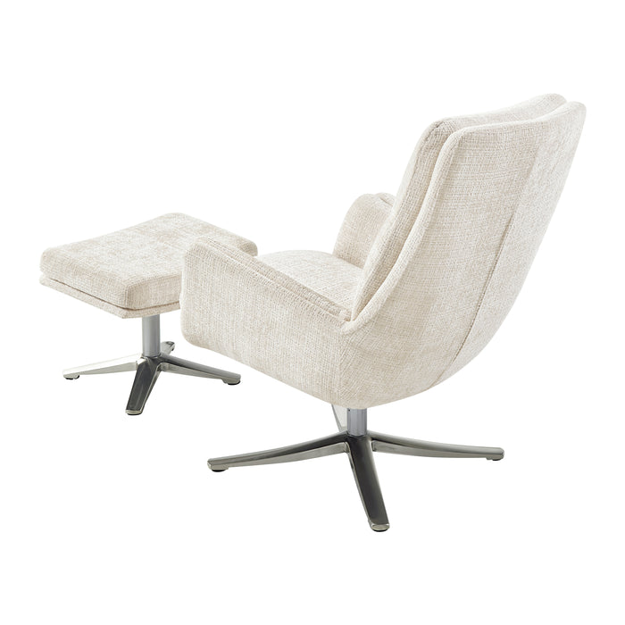 Parker - Swivel Chair with Ottoman