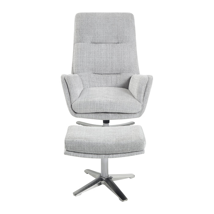 Parker - Swivel Chair with Ottoman