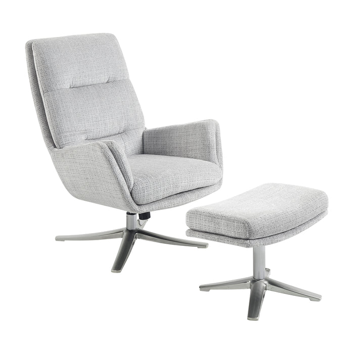 Parker - Swivel Chair with Ottoman
