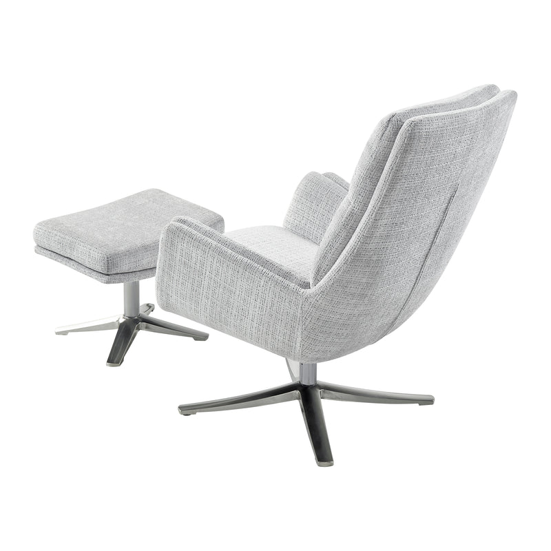 Parker - Swivel Chair with Ottoman