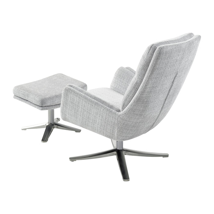 Parker - Swivel Chair with Ottoman