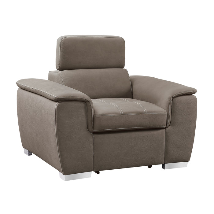 Ferriday - Chair with Pull-out Ottoman