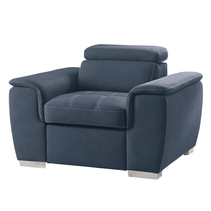 Ferriday - Chair with Pull-out Ottoman
