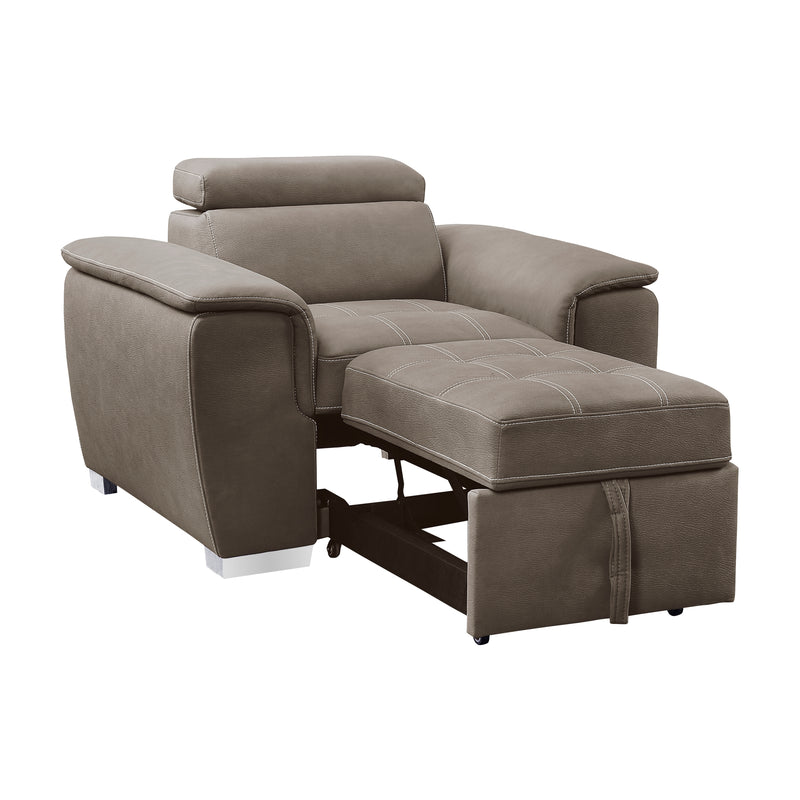 Ferriday - Chair with Pull-out Ottoman