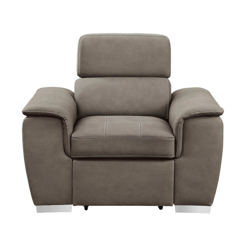 Ferriday - Chair with Pull-out Ottoman