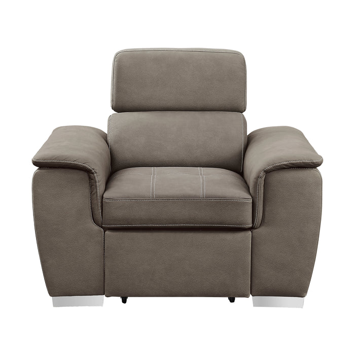 Ferriday - Chair with Pull-out Ottoman