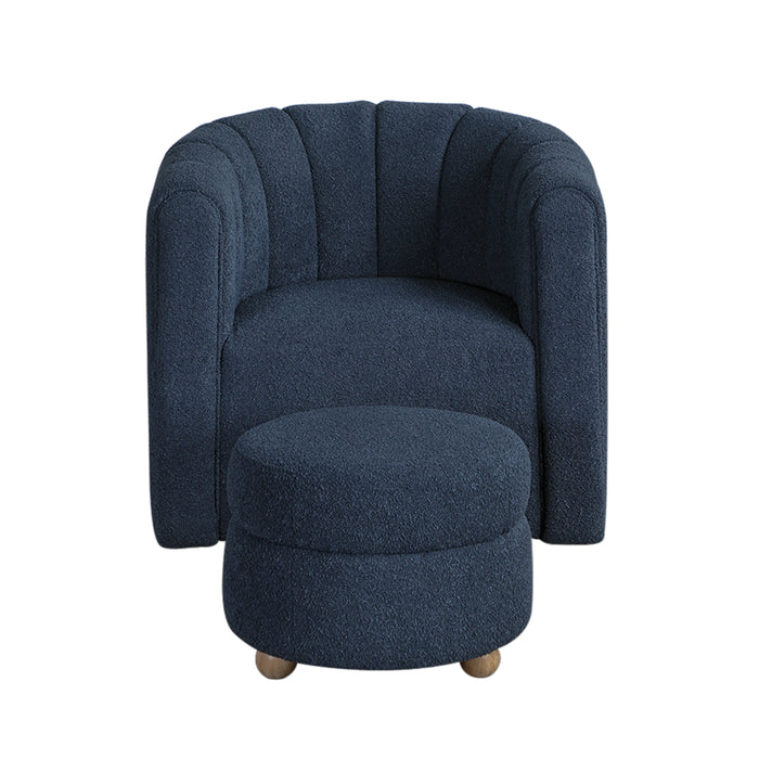 Delaney - Swivel Chair with Ottoman