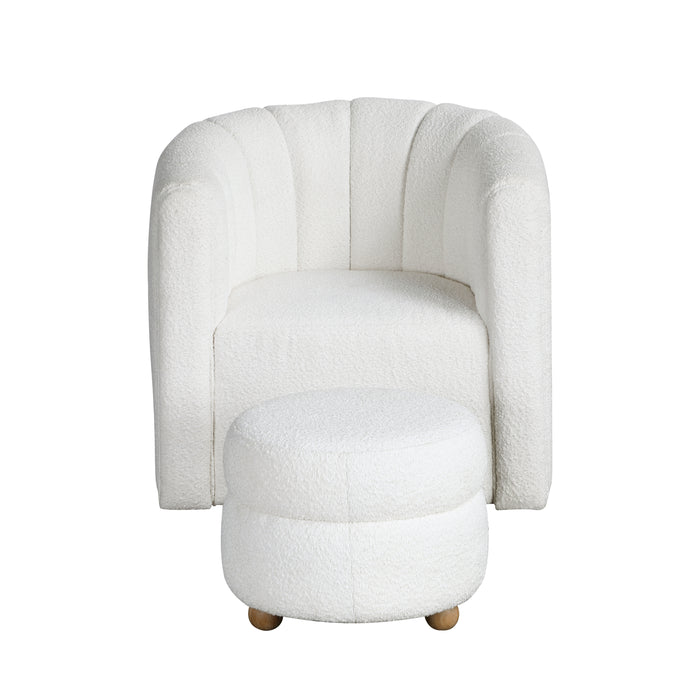 Delaney - Swivel Chair with Ottoman