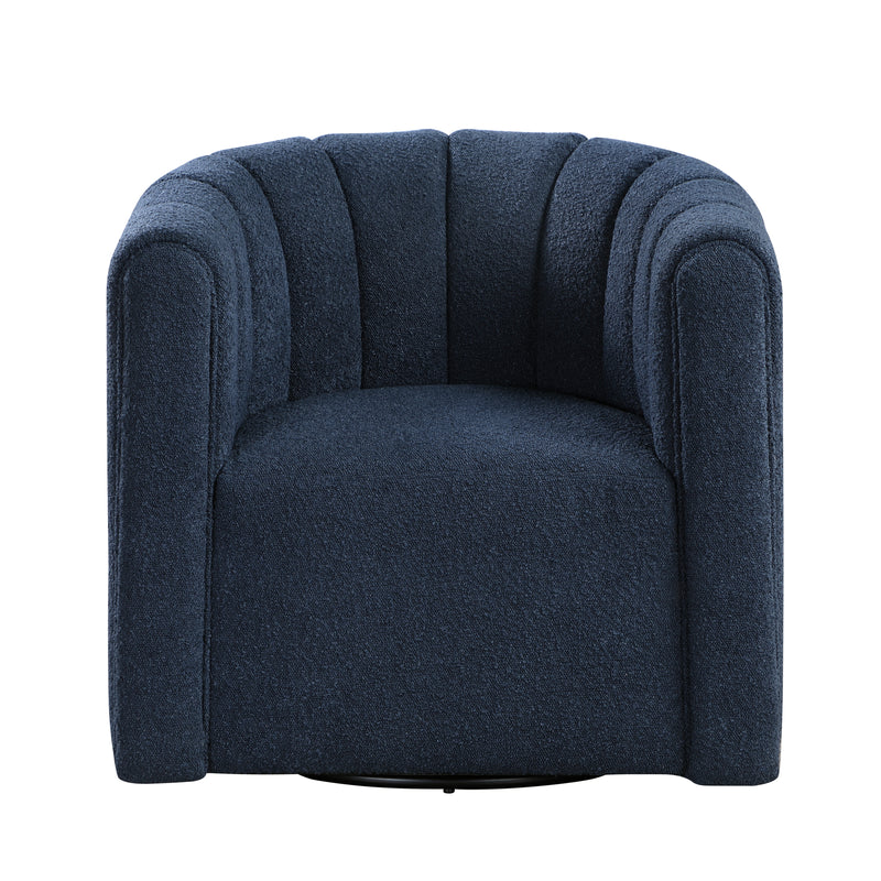 Delaney - Swivel Chair with Ottoman