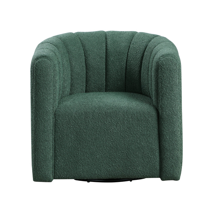 Delaney - Swivel Chair with Ottoman