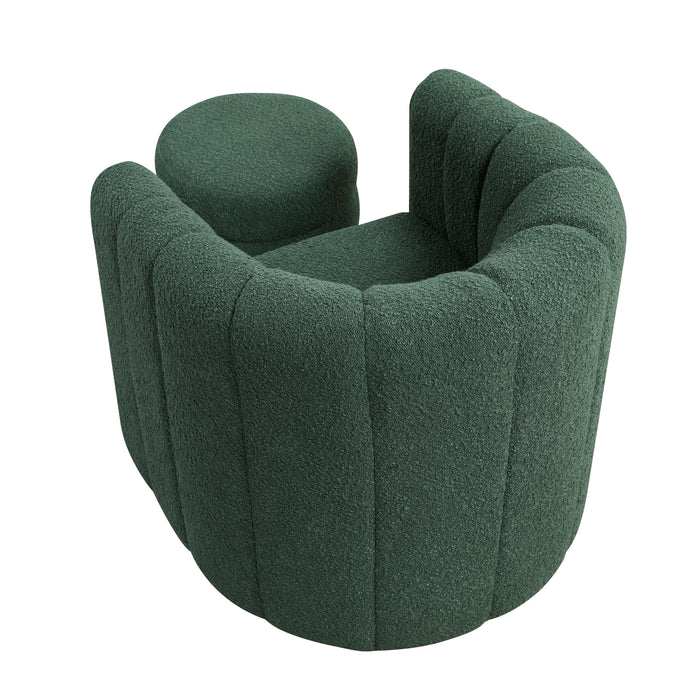Delaney - Swivel Chair with Ottoman