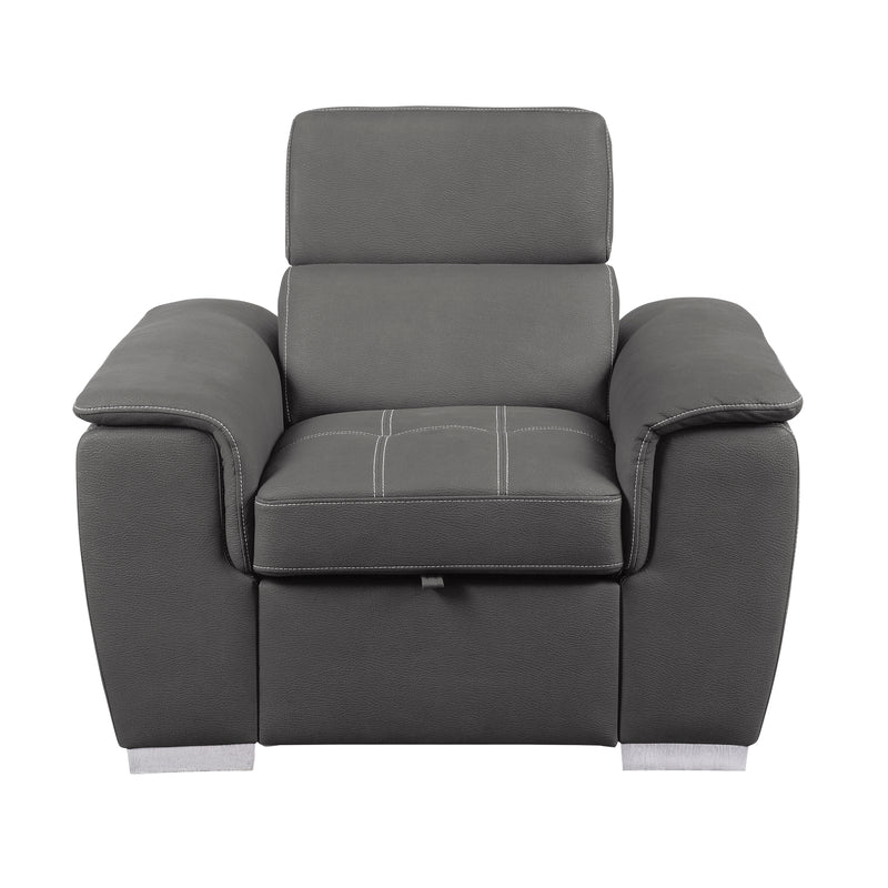 Ferriday - Chair with Pull-out Ottoman