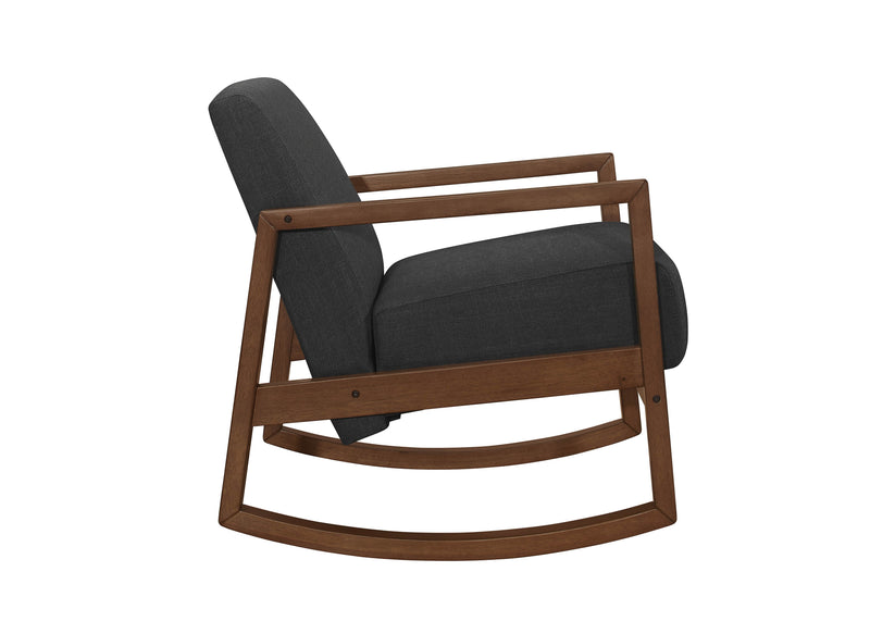 - Rocker Accent Chair, Dark Gray, Carton 7CM-1168