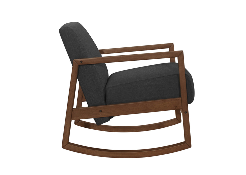 - Rocker Accent Chair, Dark Gray, Carton 7CM-1168