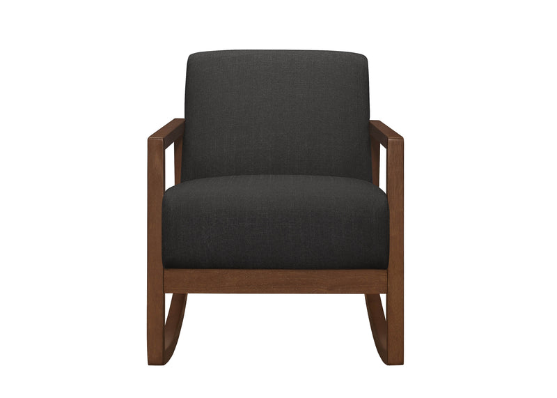- Rocker Accent Chair, Dark Gray, Carton 7CM-1168