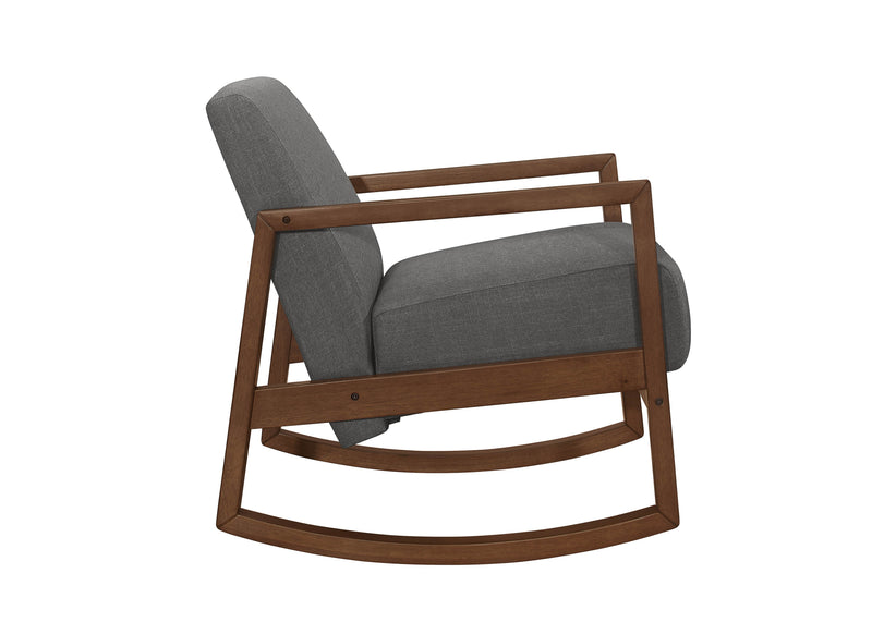 - Rocker Accent Chair, Gray, Carton 7CM-1168