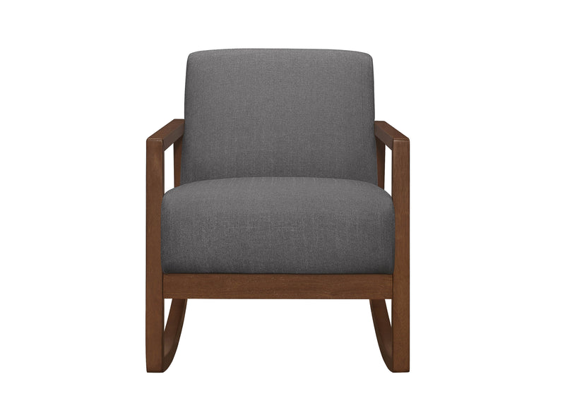 - Rocker Accent Chair, Gray, Carton 7CM-1168