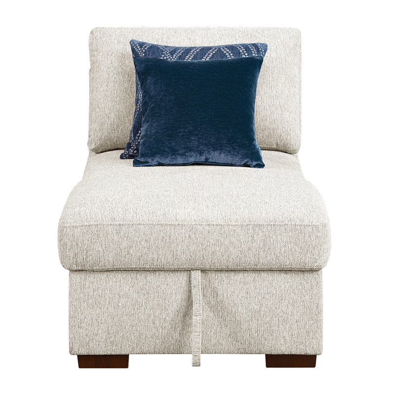 Isla - (2)Convertible Chaise Lounge with Arms and Hidden Storage, Click Motion Back