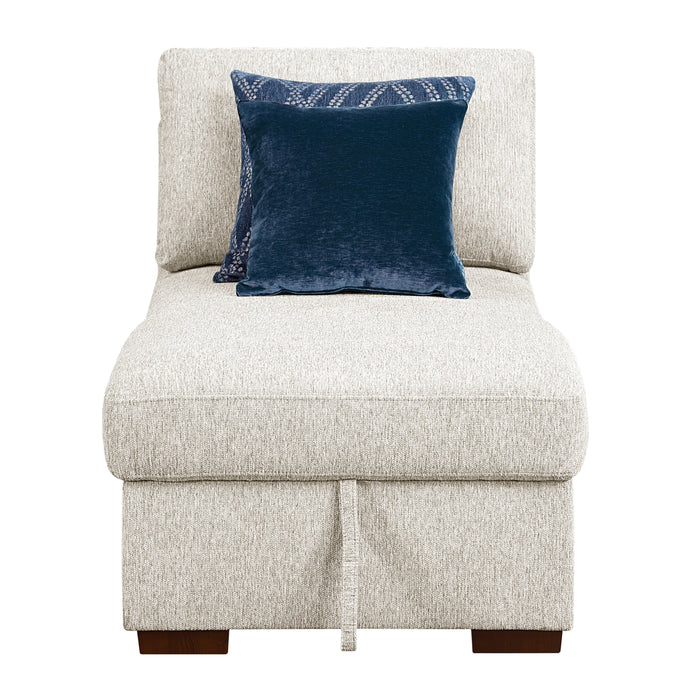 Isla - (2)Convertible Chaise Lounge with Arms and Hidden Storage, Click Motion Back