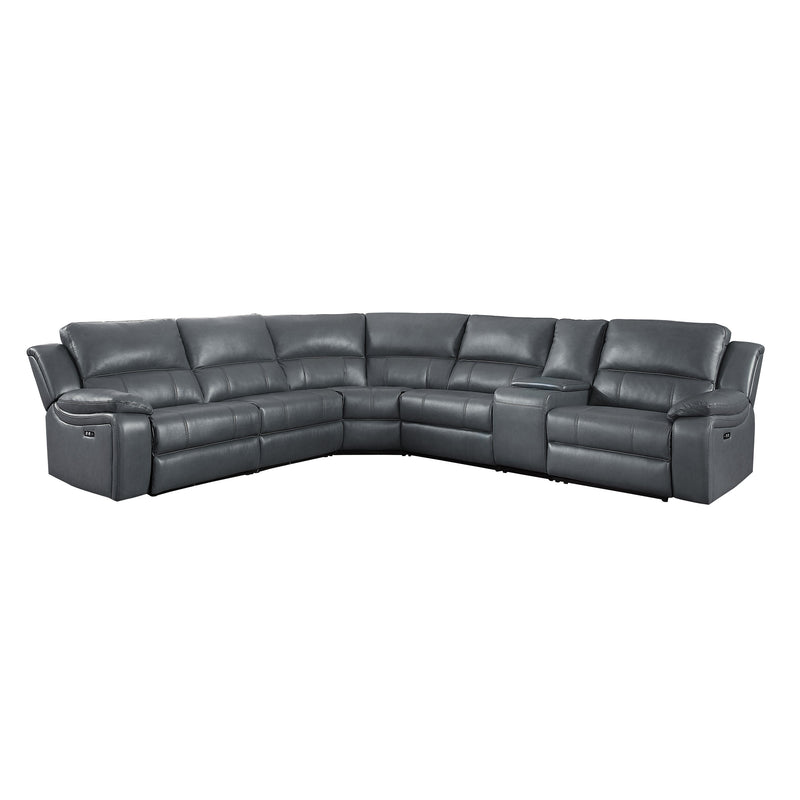Falun - (6)6-Piece Modular Power Reclining Sectional