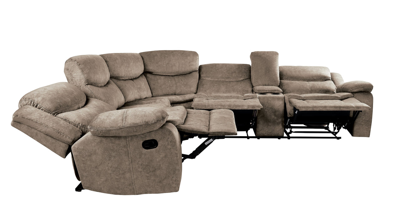 Bastrop - (3)3-Piece Sectional with Right Console