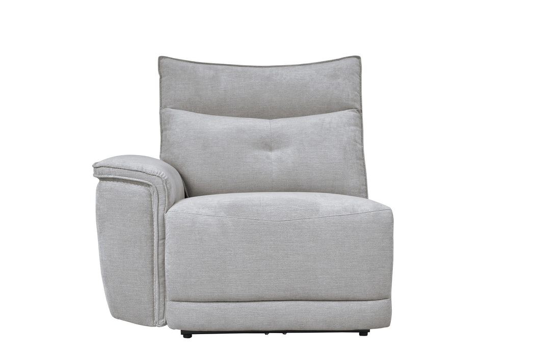 Tesoro - (6)6-Piece Modular Power Reclining Sectional with Power Headrests, Right Chaise and USB Port
