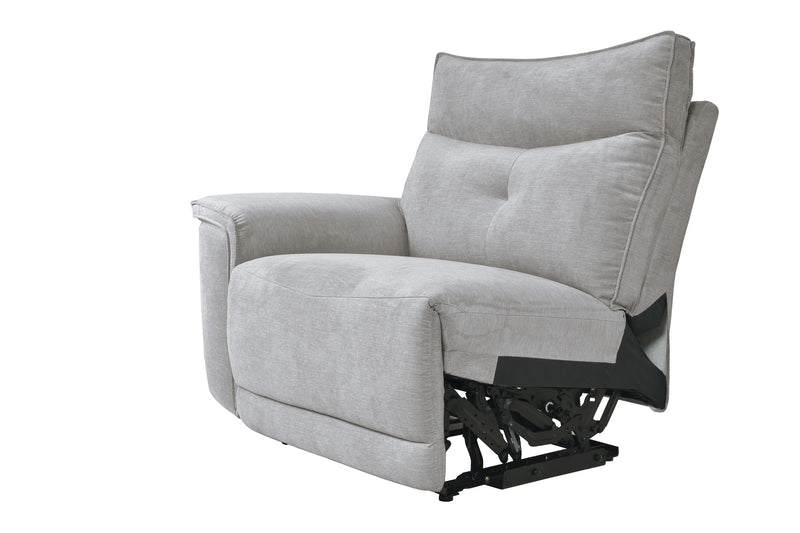 Tesoro - (6)6-Piece Modular Power Reclining Sectional with Power Headrests, Right Chaise and USB Port