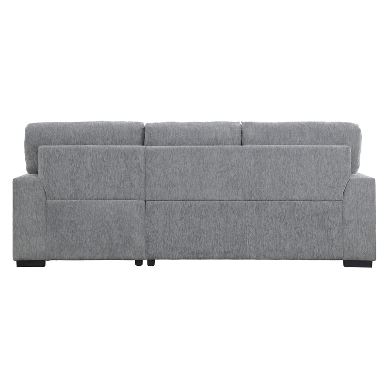 Morelia - (2)2-Piece Sectional with Pull-out Bed and Right Chaise with Hidden Storage