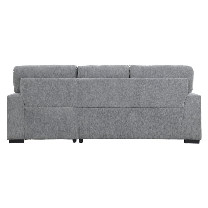 Morelia - (2)2-Piece Sectional with Pull-out Bed and Right Chaise with Hidden Storage