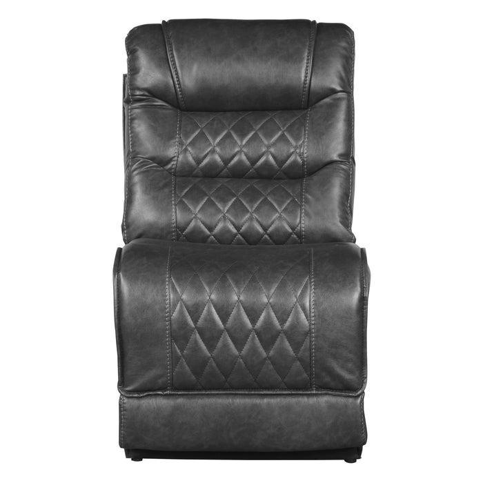Putnam - (6)6-Piece Modular Power Reclining Sectional with Right Chaise