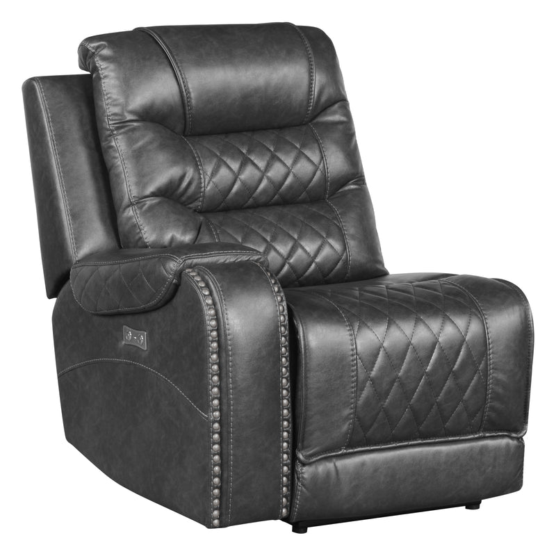 Putnam - (6)6-Piece Modular Power Reclining Sectional with Right Chaise