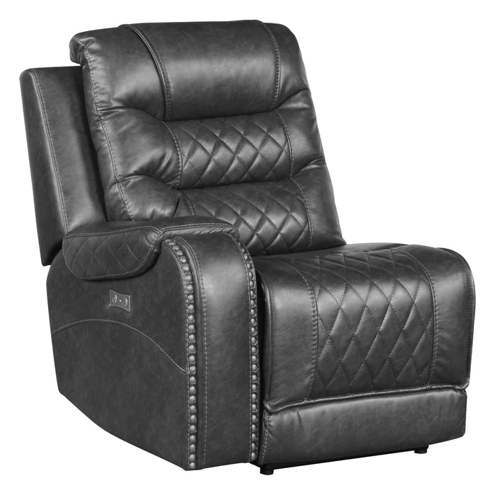 Putnam - (6)6-Piece Modular Power Reclining Sectional with Right Chaise
