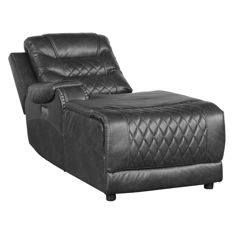 Putnam - (6)6-Piece Modular Power Reclining Sectional with Left Chaise