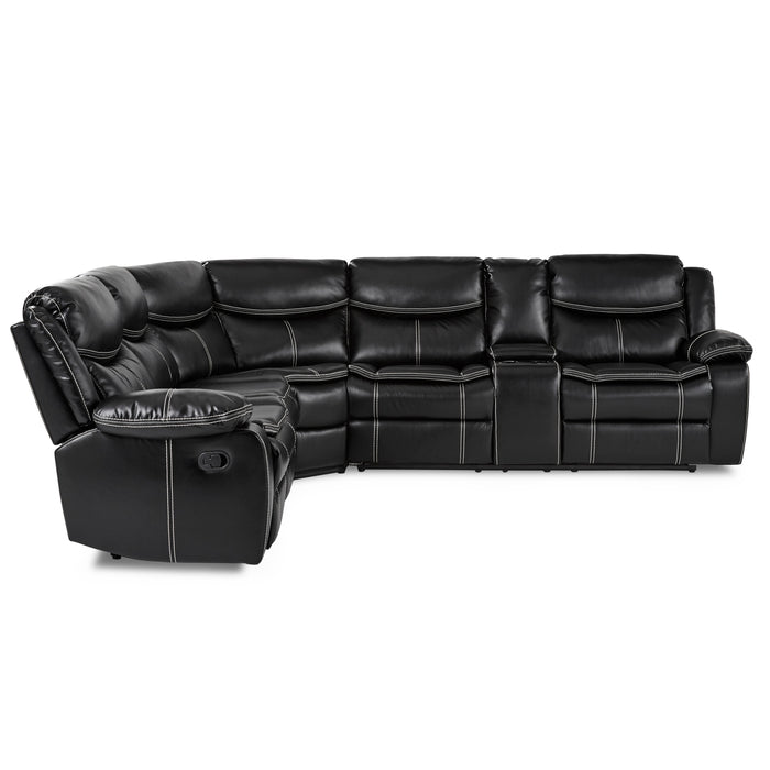 Bastrop - (3)3-Piece Sectional with Right Console