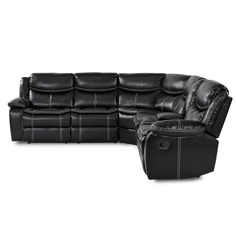 Bastrop - (3)3-Piece Sectional with Right Console