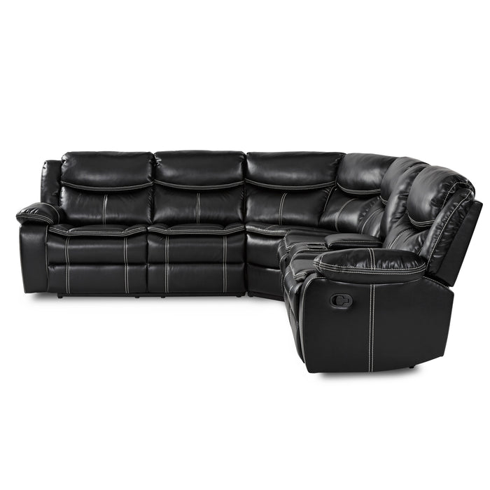 Bastrop - (3)3-Piece Sectional with Right Console