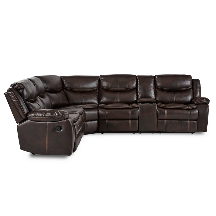 Bastrop - (3)3-Piece Sectional with Right Console