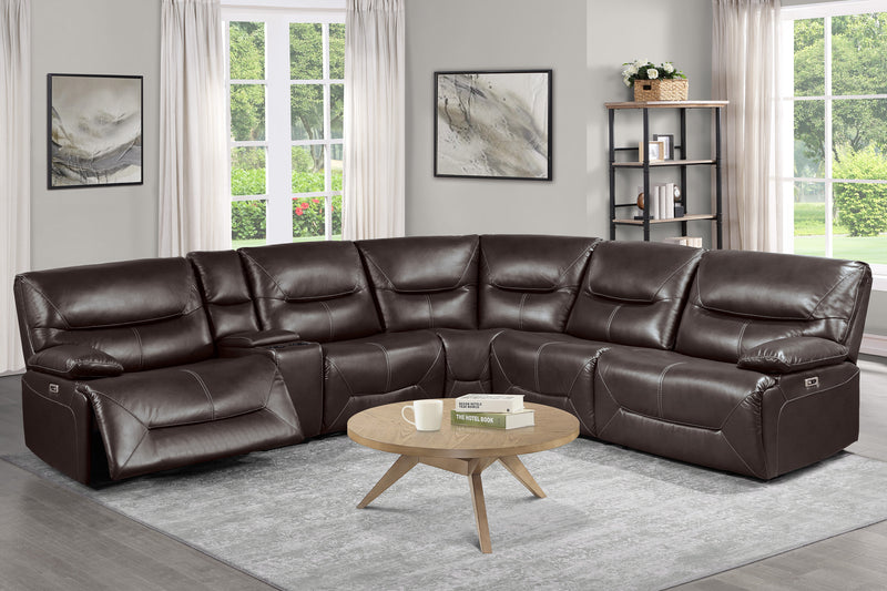 Dyersburg - (6)6-Piece Power Reclining Sectional